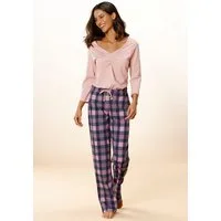 Vivance Dreams by Lascana Pyjama (Set, 2 tlg) mit Karo Muster