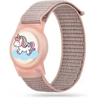 TECH PROTECT Armband kompatibel mit AirTag 1/2 (Einzelprodukt), Kinderfreundliches Armband mit stoßfester Schutzhülle