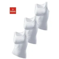 H.I.S Tanktop (3er-Pack) aus luftiger Rippqualität aus Baumwolle