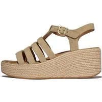 Fitflop PLATFFORMS ESPADR. SUEDE FISHERMAN WEDGE SANDALS Keilsandalette Plateau, Sandale, Sommerschuh mit verstellbaren Riemchen