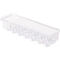 Storage solutions Vorratsdose Eierbehälter für den Kühlschrank, für 14 Eier, 36 x 10,5 x 8,5 cm, Kunststoff, (einzeln, einzeln)