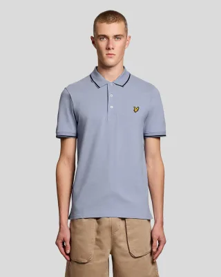 Polo-Shirt mit Kontrastkragen
