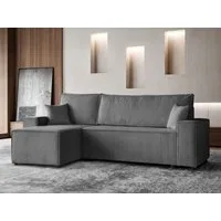 Beautysofa Ecksofa im Cordstoff HEKTOR, mit Bettkasten und Schlaffunktion