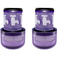 Trade-Shop HEPA-Filter 2x passend für Dyson V12 Detect Slim Absolute 971517-01, Zubehör für Dyson 971517-01, Ersatz HEPA-Vormotorfilter