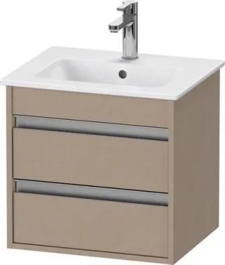 Duravit Ketho Waschtischunterbau wandhängend Leinen Matt 500x412x480 mm - KT644407575 KT644407575