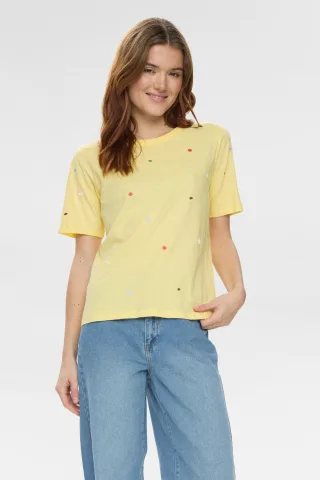 Nümph - NUDELORA T-SHIRT - GOTS popcorn - Gr. - S