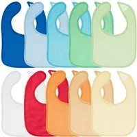 BIECO Lätzchen Bieco Baby Lätzchen 10er Pack Baby Lätzchen Wasserdicht Schlabberlatz