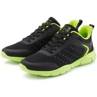 John Devin Schnürschuh, Freizeitschuhe, Schnürhalbschuhe, Halbschuh, Turnschuh Sneaker im sportiven Look mit farbiger und flexibler Sohle VEGAN