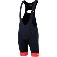 Airtracks Fahrradhose Herren Fahrradhose mit Träger Kurz Comfort Line Radlerhose - 3D Coolmax gepolstert - Atmungsaktiv
