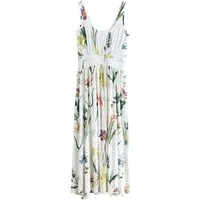 Next Midikleid Sommerliches, tailliertes Jersey-Midikleid (1-tlg)