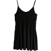 Next Jerseykleid Gerafftes Minikleid aus Jersey (1-tlg)