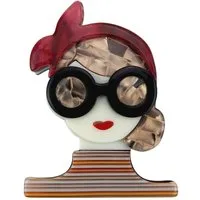 Ella Jonte Anstecknadel, Stilvolle Rockabella Brosche im Retro-Design – Einzigartiger Blickfang