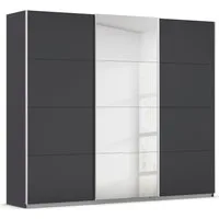 OTTO home Schwebetürenschrank Kleiderschrank Schrank Schlafzimmerschrank Garderobe AGORDO (Breiten 203/271/315/360 cm in drei Griff-Farben - NEU: Farbe SCHWARZ) Top Innenausstattung, in 4 Breiten und 2 Höhen MADE IN GERMANY