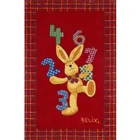 Felix Kinderteppich Felix der Hase, rechteckig