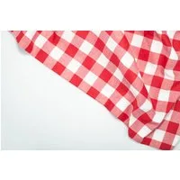 texpot Stoff Landhaus Vichy Züchen Bauernkaro kariert Stoff Baumwolle DIY