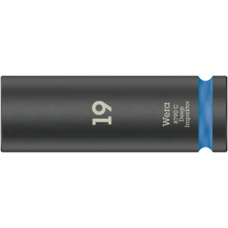 Wera 8790 C Impaktor Deep Steckschlüsseleinsatz mit 1/2"-Antrieb Blau - 05004836001