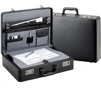 D&N Aktenkoffer Aktenkoffer mit Schreibplatte 46x33x12/14cm -
