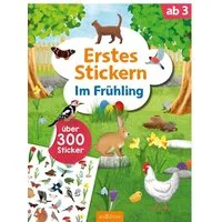 Erstes Stickern – Im Frühling / diverse, Über 300 Sticker
