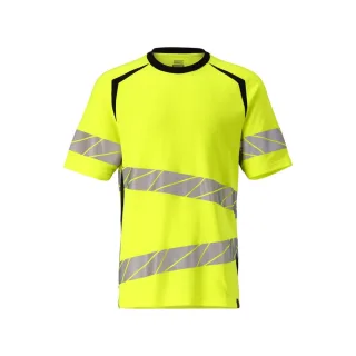 MASCOT Herren T-Shirt Hi-vis Gelb / Schwarz S - 19082-771-1709-SONE