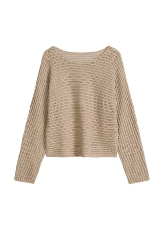 Marc OPolo Casual - Ajour-Pullover relaxed sandpaper - Gr. - XL