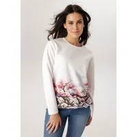 Aniston SELECTED Sweatshirt mit malerischen Druck vorne und hinten