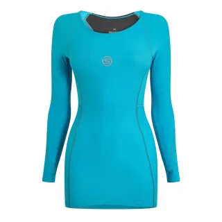 Skins - "Series-3" Base Layer Oberteil für Damen (Blau)