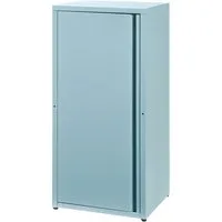 en.casa Mehrzweckschrank »Burlöv« mit 1 Tür und 2 Ablagen 88x40x35 cm Graublau