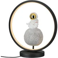 GILDE LED Tischleuchte Astronaut Juno 59046 Kunstharz 33 cm USB Designleuchte, LED fest integriert