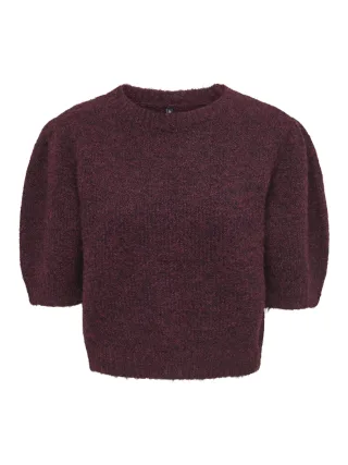 ONLY - ONLNELLIE SS O-NECK KNT NCA Winetasting - Gr. - XL