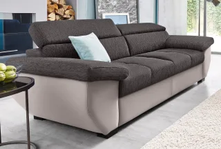 COTTA 2,5-Sitzer "Speedway" Big-Sofa mit Kopfteilverstellung