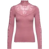 rosemunde Langarmshirt Beatha silk shirt mit Seide mit Spitze, langen Ärmeln, weicher Seidenmix