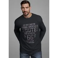 Man's World Rundhalsshirt Neue Kollektion! mit Bündchen