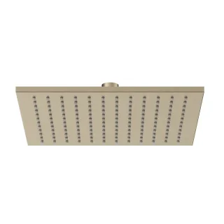 Herzbach LIVING SPA Slim-Regenbrause 250x250mm Brass Steel, 11.600250.2.41 11.600250.2.41