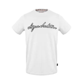 Aquascutum - T-Shirt für Herren, Rundhalsausschnitt, Jersey (Weiß)