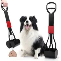 nobleza Hundetoilette Pooper Scooper Faltbar Hundekotschaufel mit Einfach