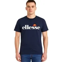 Ellesse Print-Shirt ELLESSE navy T-Shirt Herren S - XXL dunkelblau Ellesse Tennismode T-Shirt mit Logo