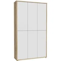 FORTE Schuhschrank Alice Springs, Schuhschrank, B/H/T 109,2/191,9/34,9 cm, 36 Paar Schuhe (B/H/T 109,2/191,9/34,9 cm) Stauraumschrank, Mehrzweckschrank, (B/H 109cm x 192cm), mit 16 Böden