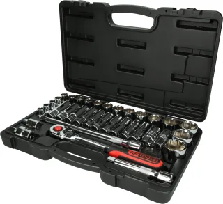 KS Tools 1/2" CHROMEplus Steckschlüssel-Satz, 35-tlg - 918.0635