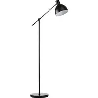 HOMCOM Stehlampe 40 W höhenverstellbare Stehleuchte, Schwarz Ø30 x 131 cm