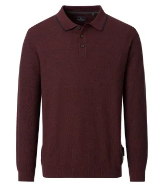 CASAMODA - Polo-Shirt Langarm orange - Gr. - XXL