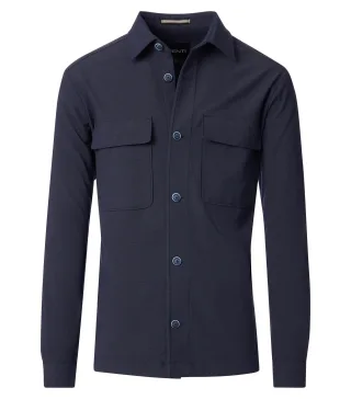 VENTI - Hemdjacke City blau - Gr. - 58
