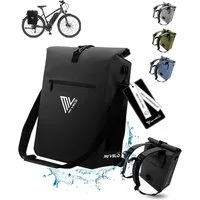 MIVELO Fahrradtasche 3in1 Gepäckträgertasche, Rucksack für Fahrrad Gepäckträger wasserdicht