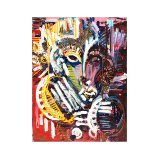 Leon Löwentraut "Different Minds I 2018" - Original Grafik -...