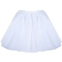 Goldschmidt Kostüme Kostüm Tutu 40cm weiß Tüllrock