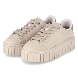 Tamaris Plateau Sneaker  Beige - Gr. 37 -  Textil