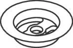 Hansgrohe Ventilteller Exafill S chrom , 97581000 97581000