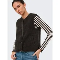 JDY Plüschweste JDYSIMINA TEDDY WAISTCOAT OTW QIQ NOOS Kunstfaser