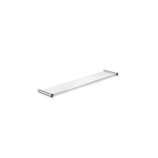 Hewi System 162 Ablage 162.03.100540 Glasplatte, 450 x 122 mm, Halter Metall verchromt