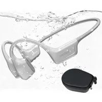 DOOGEE kopfhörer bluetooth knochenschall kopfhörer sport wasserdicht 64GB MP3 Bluetooth-Kopfhörer (Bluetooth, Bluetooth 5.4, 10H Akku, Open Ear, Sport für Schwimmen & Laufen)