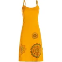 Vishes Sommerkleid Damen Sommer-Kleider Mini-Kleid Jersey-Kleid Spagettiträger-Kleid Goa, Hippie, Retro Style